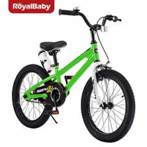 RoyalBaby Kids Bike Boys Girls Freestyle Bicycle 18 inch with Kickstand Green Review