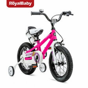 RoyalBaby Kids Bike Boys Girls Freestyle Bike 16 In with Training Wheels Fuchsia Review