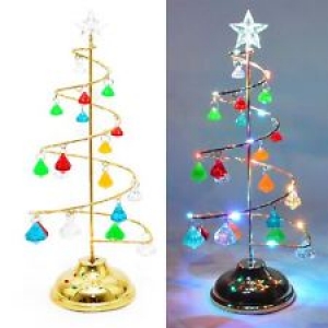 34cm Spiral Diamond Christmas Tree Novelty Decorations Home Window Decor Review