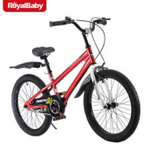 RoyalBaby Kids Bike Boys Girls Freestyle Bicycle 20 in with Kickstand in Red Review