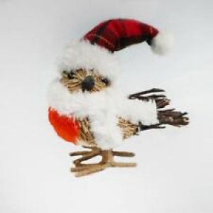 Christmas Robin Bird Figurine Showpieces Xmas Home Office Art Table Decorations Review