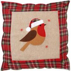 40 x 40 cm Home Decorations Christmas Robin Pillow Covers Case Home Sofa Xmas UK Review