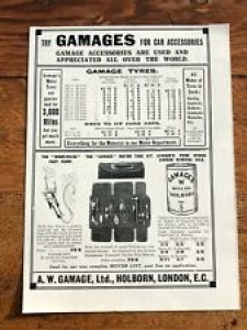 ww1 advert for gamages car accessories ! ( london ) Review
