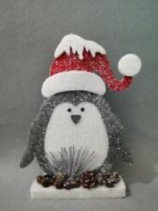 42cm Red Penguin Decor Figurine Christmas Novelty Window Home Decorations Xmas  Review