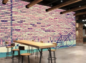 3D Bicycle Red Brick 7 Wall Paper Murals Wall Print Wall Wallpaper Mural AU Kyra Review