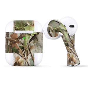 Skins Wraps compatible for Apple Airpods  tree camo real oak Review