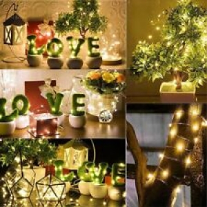 New Year 10M 2M LED Wire String Light Tree Merry Christmas Decorations 2020 Gift Review