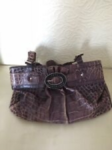 Anya Hindmarch Brown Tote ( Mock Croc) Leather Designer Bag. Review