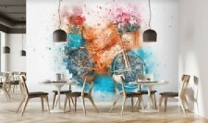 3D Colorful Bicycle G122 Transport Wallpaper Mural Self-adhesive Removable Wendy Review