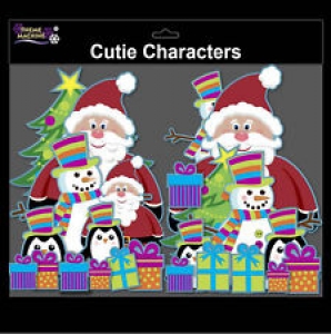 CHRISTMAS CHARACTER DECORATIONS VINTAGE TRIMMINGS XMAS WINDOW DECORATIONS CARDS Review