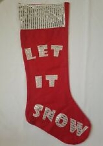 Christmas  stocking  for wall NWOT. Review