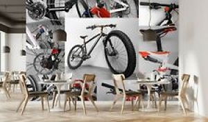 3D Bicycle Parts O943 Transport Wallpaper Mural Self-adhesive Removable Amy Review