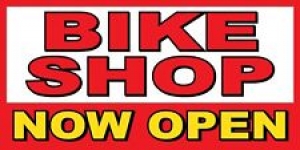 Bike Shop Shop Now Open BANNER SIGN – Sizes 24″, 48″, 72″, 96″, 120″ – Bicycle Review