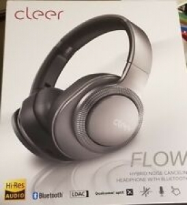 Cleer Flow Hybrid Noise-Canceling Bluetooth Headphones (Silver)  Review