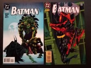 Batman #522 & 523 NM (DC,1995) Swamp Thing & Killer Croc! “Swamp Things!” Review