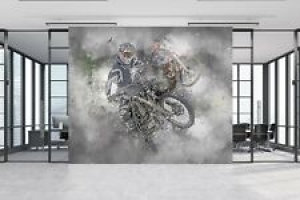 3D Bicycle Racing T080 Transport Wallpaper Mural Self-adhesive Removable Sunday Review
