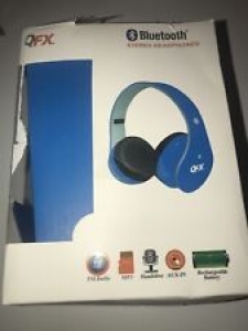 QFX H-251BT-Blue Bluetooth Headphones – Micro SD – FM Radio – Blue Review