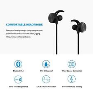 RIVERSONG® Bluetooth Headphones Wireless Earphones Over-Ear Sweatproof Headset Review