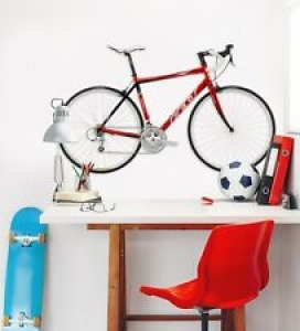 3D Bicycle Red G190 Car Wallpaper Mural Poster Transport Wall Stickers Wendy Review