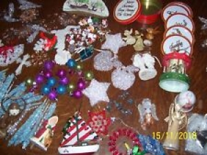 CHRISTMAS / HOLIDAY ITEMS, ORNAMENTS, SNOWMEN, CHRISTMAS DECORATIONS 119 PC.  FS Review
