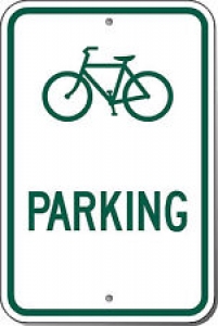 12×18 Bicycle Parking Symbol 3M Engineer Grade Prismatic Reflective Alumn. Sign Review