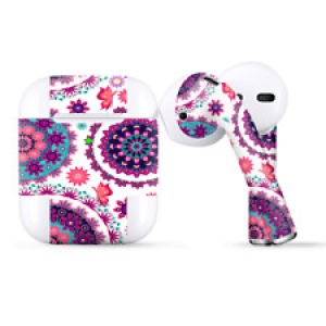 Skins Wraps compatible for Apple Airpods  Flowers Paisley Butterfly Mandala Review