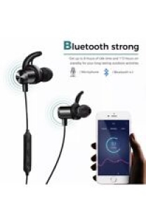 Bluetooth Headphones, SHUHUA Bluetooth Earbuds Best Wireless Sports Earphones w/ Review
