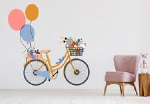 3D Bicycle Balloon 95 Wallpaper Murals Floor Wall Print Decal Wall Sticker AU Review