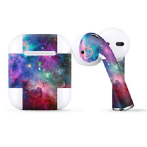Skins Wraps compatible for Apple Airpods  Colorful Space Gasses Review