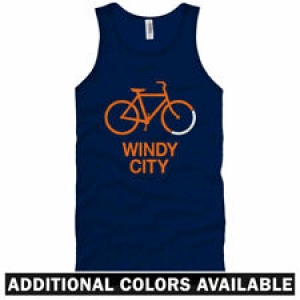 Bike Windy City Unisex Tank Top – Cycling Chicago IL Bicycle Men / Women – XS-2X Review