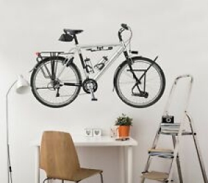 3D White Bicycle G062 Car Wallpaper Mural Poster Transport Wall Stickers Wendy Review