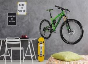 3D Green Bicycle A43 Car Wallpaper Mural Poster Transport Wall Stickers Zoe Review