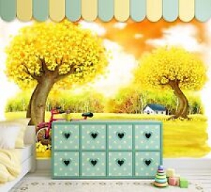 3D Bicycle & Tree 367 Wall Paper Wall Print Decal Wall Deco Indoor AJ Wall Paper Review