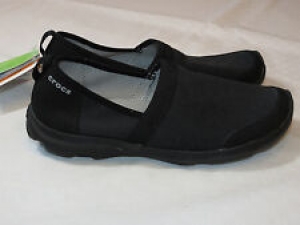 Womens crocs BusyDay 2.0 Stretch Canvas Aline shoes W 6 W6 Standard Fit NWT*^ Review