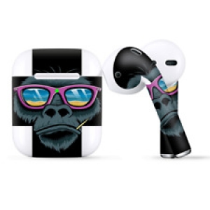 Skins Wraps compatible for Apple Airpods  Chimp toothpick sunglasses Review