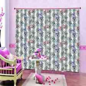Bicycle Wheels Are Small Printing 3D Blockout Curtains Fabric Window Home Decor Review