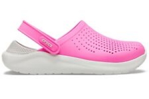Crocs LiteRide Clog – Electric Pink/Almost White Review