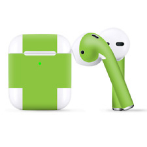 Skins Wraps compatible for Apple Airpods  Lime Green Review