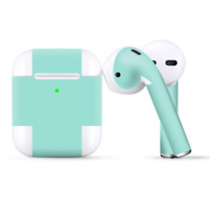 Skins Wraps compatible for Apple Airpods  Seafoam Green Review