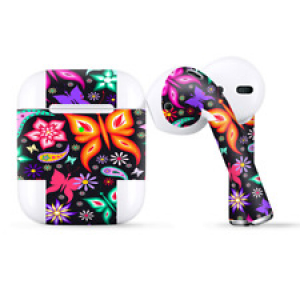 Skins Wraps compatible for Apple Airpods  Floral Butterflies Review