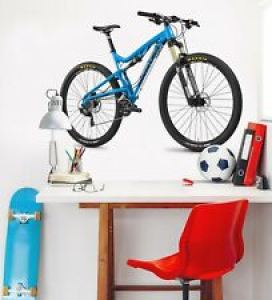3DBlue Bicycle G078 Car Wallpaper Mural Poster Transport Wall Stickers Wendy Review
