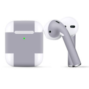 Skins Wraps compatible for Apple Airpods  Solid Gray Review