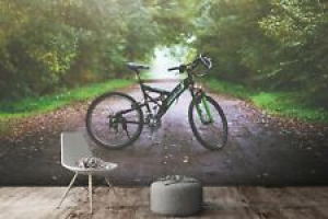 3D Forest Bicycle A45 Transport Wallpaper Mural Self-adhesive Removable Zoe Review