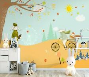 3D Bicycle Rabbit A70 Wallpaper Wall Mural Removable Self-adhesive Sticker Zoe Review