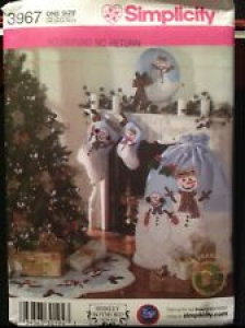 Pattern Simplicity 3967, Christmas decorations, snowman theme, one size Review