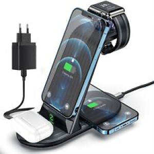 Wireless Charger, 4 in 1 20W Fast Charging Station for Apple Watch iPhone AirPod Review
