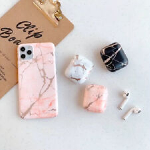 For 11 Pro Max XR 7 8 6s Plus SE 2020 Luxury Marble Phone Case +Airpods Case  Review