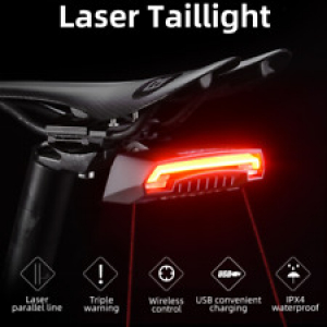 Bike Rear Taillight Laser Lamp Bicycle Turn Turn Signal Warning Light Blinker Review