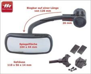 HR 10411101 Bicycle Motorcycle Handlebar Glass Rear View Mirror -Made in Germany Review