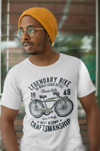ULTRABASIC Men’s Sport T-Shirt Legendary Bike – Classic Ride Bicycle Shirt for M Review